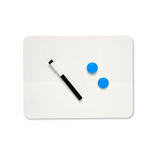 Magnetic Dual Sided Lapboard Plain/Plain White