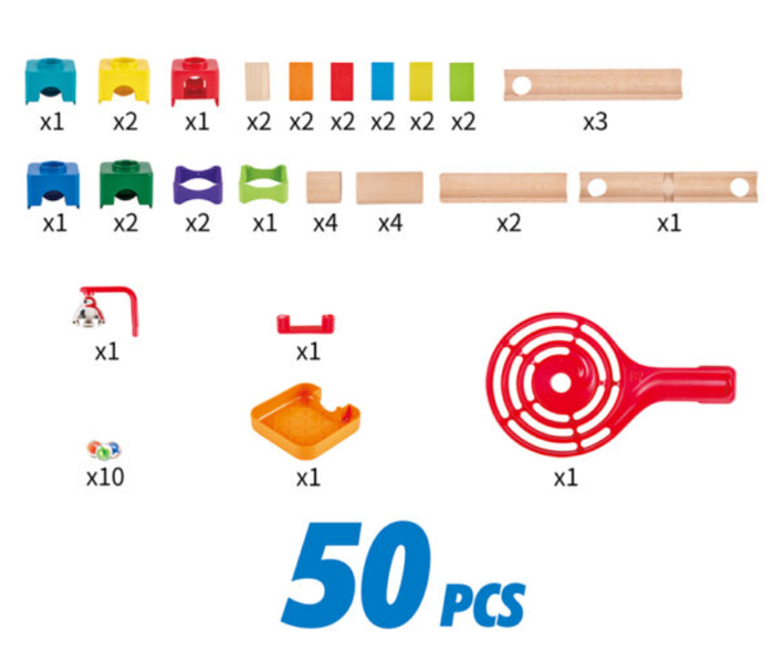 Marble Domino Rally Block Set by Hape