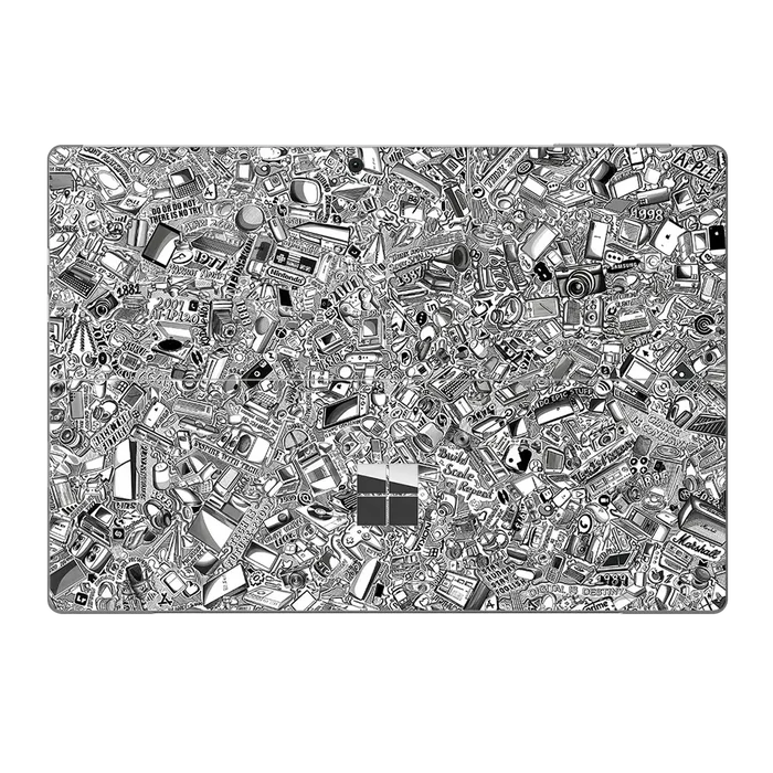 Laptop Skins - Microsoft Surface Pro 5 Laptop Skins & Wraps - Tech Camo Light