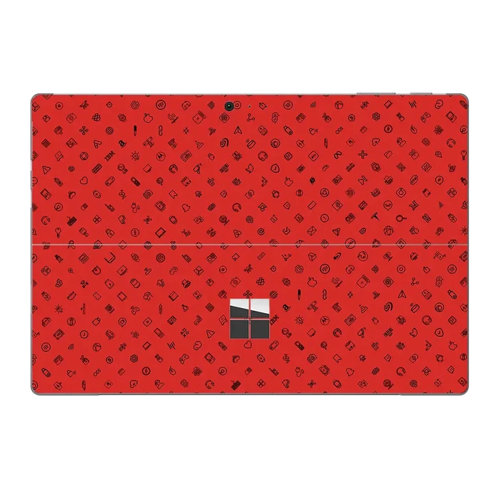 Laptop Skins - Microsoft Surface Pro 7 Laptop Skins & Wraps - Iconic Blaze