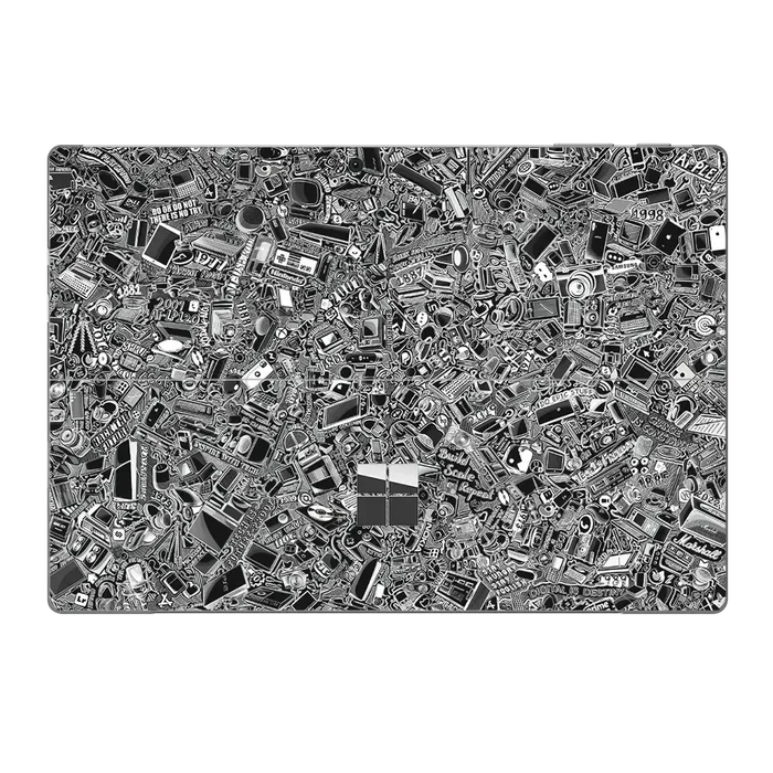 Laptop Skins - Microsoft Surface Pro 7 Laptop Skins & Wraps - Tech Camo Dark