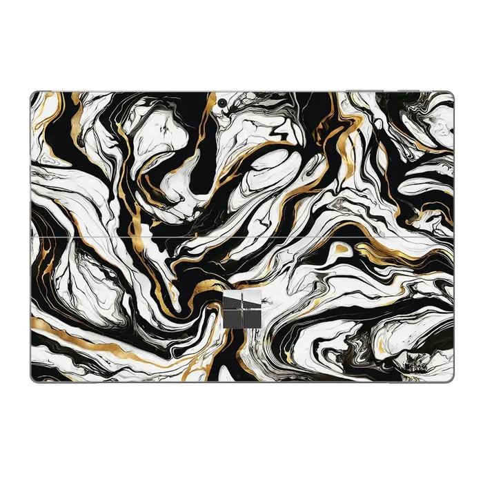 Laptop Skins - Microsoft Surface Pro 7 Laptop Skins & Wraps - Golden Abyss