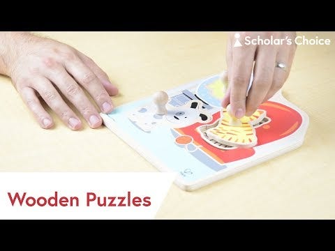 Modern Families Set of 8 Wooden Puzzles