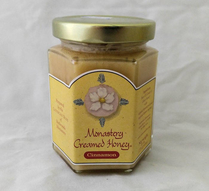 MONASTERY CREAMED HONEY Cinnamon 8 oz