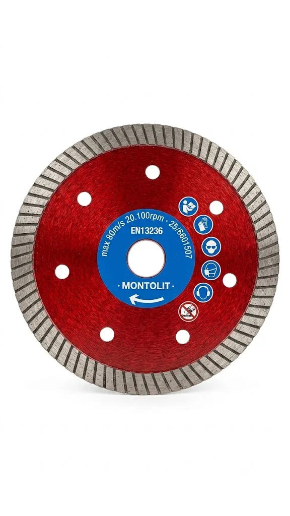 MONTOLIT  DISCO DIAMANTATO RINFORZATO - TURBO BISTOURY d. 76MM BREVETTI MONTOLIT