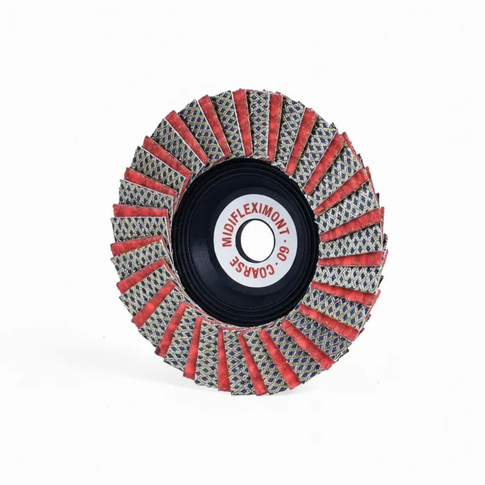 MONTOLIT MIDIFLEXIMONT-GG – DISCO LAMELLARE DIAMANTATO Gr.60 Ø76mm PER MINI SMERIGLIATRICE