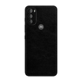 Flat Back / Obsidian Leather