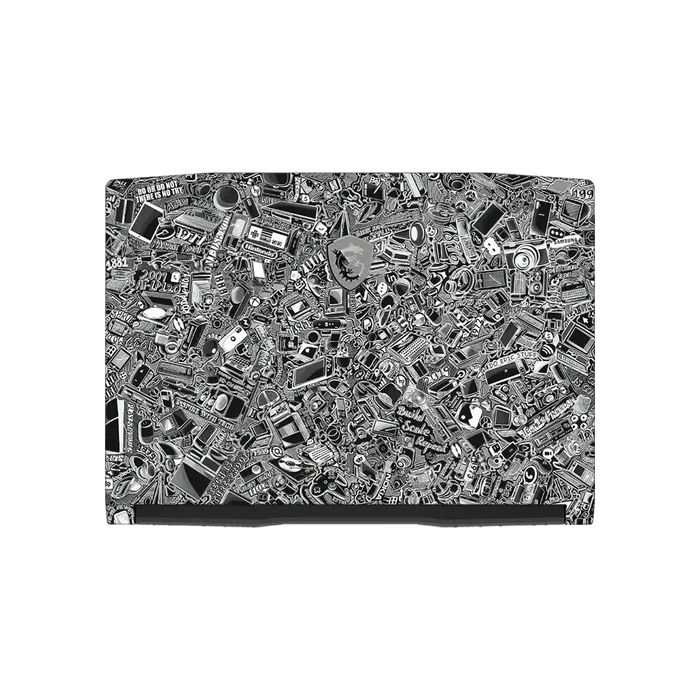 Laptop Skins - MSI Pulse GL66 Laptop Skins & Wraps - Tech Camo Dark