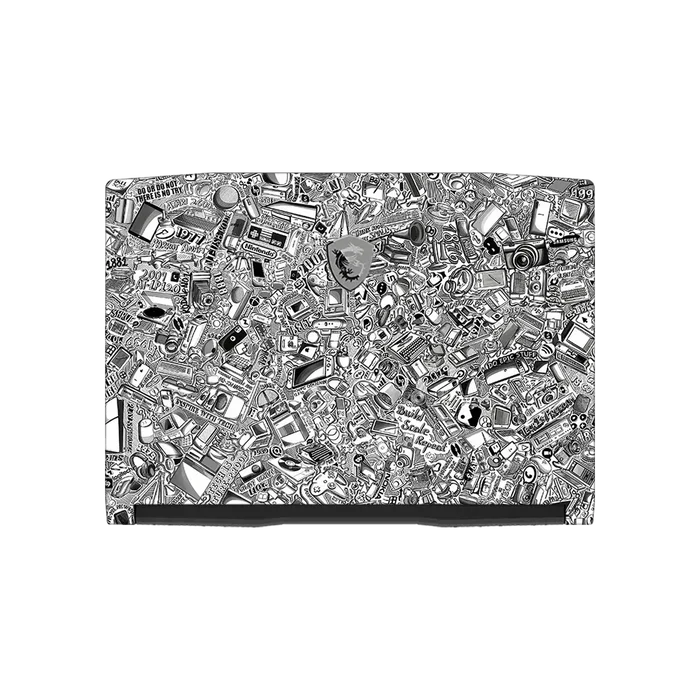 Laptop Skins - MSI Pulse GL66 Laptop Skins & Wraps - Tech Camo Light