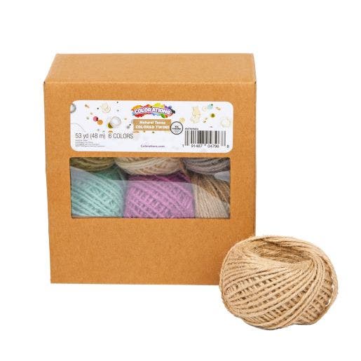 Natural Twine 50 Yards 6 Natural Colors