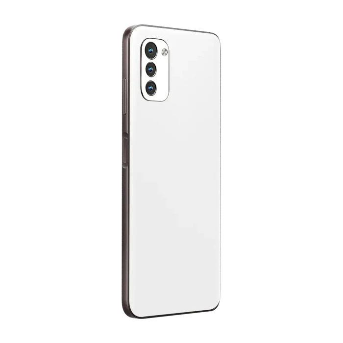 Flat Back / White Matte
