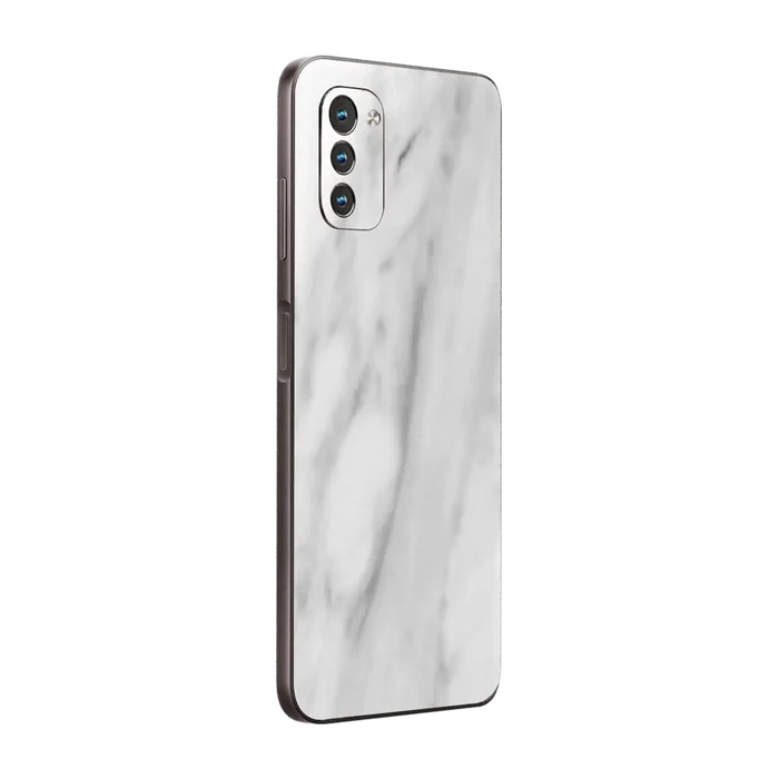Flat Back / White Marble