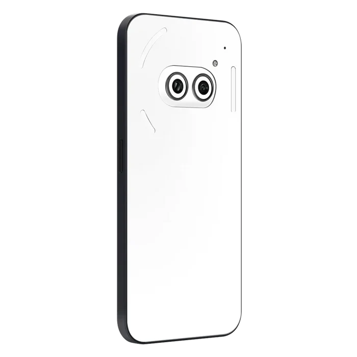 Flat Back / White Matte