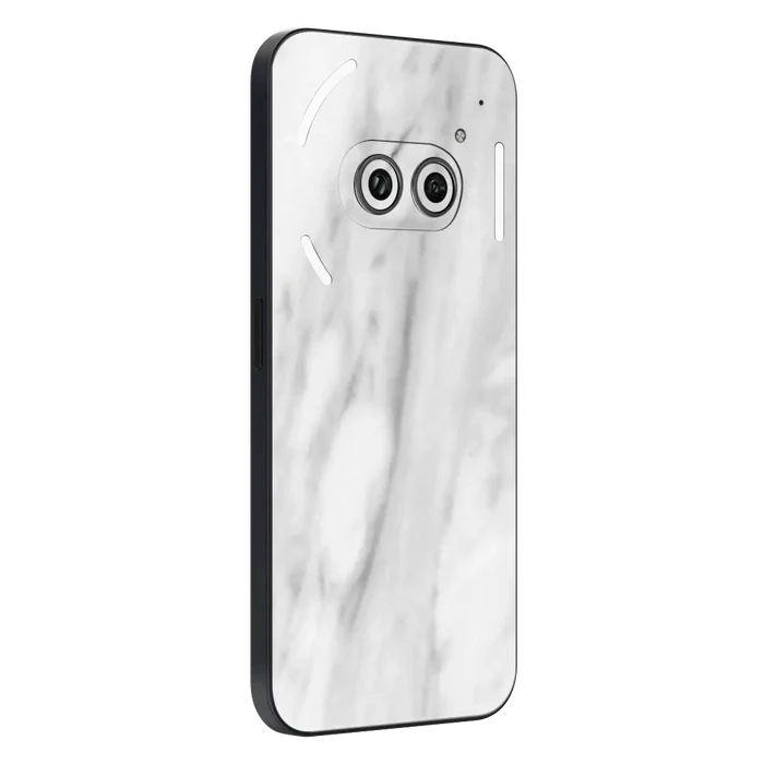 Flat Back / White Marble