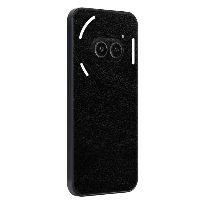 Flat Back / Obsidian Leather