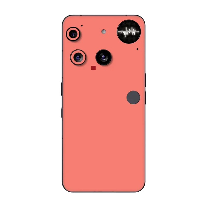 Flat Back / Pastel Red