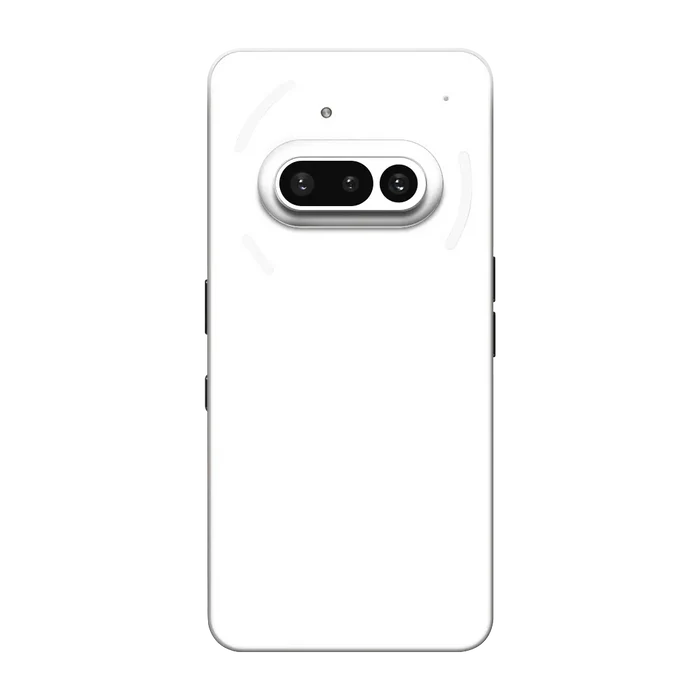 Flat Back / White Matte