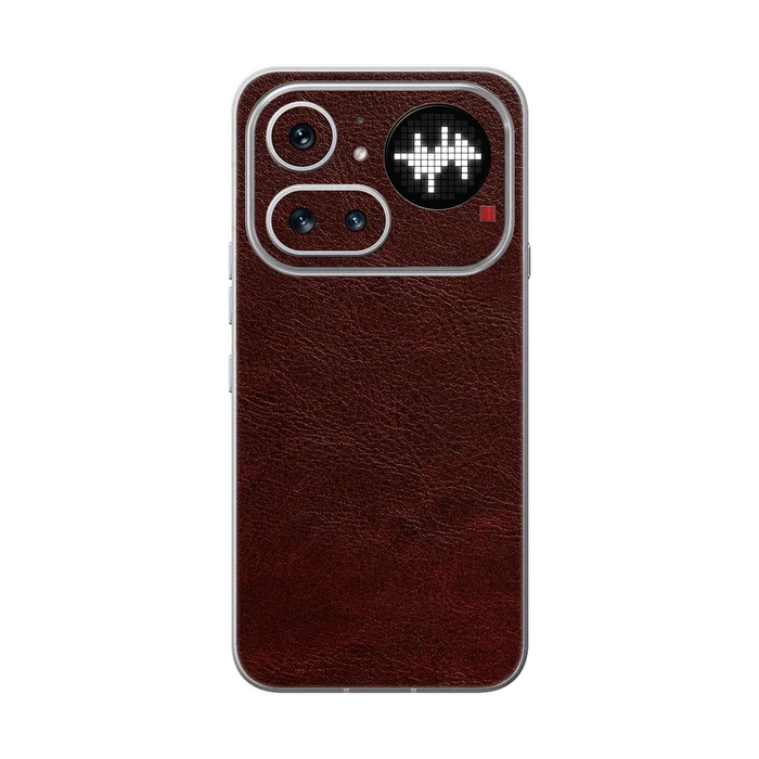 Flat Back / Auburn Leather