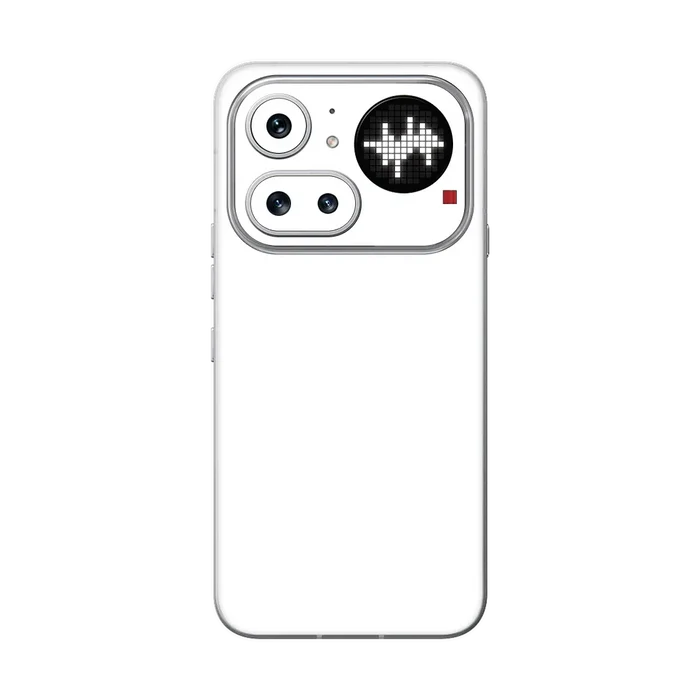 Flat Back / White Matte