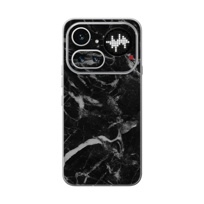 Flat Back / Black Marble