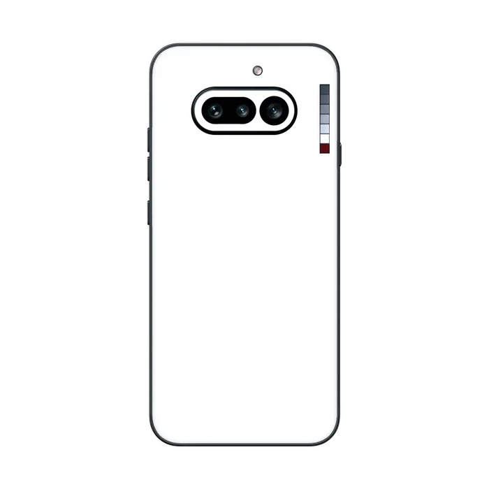 Flat Back / White Matte