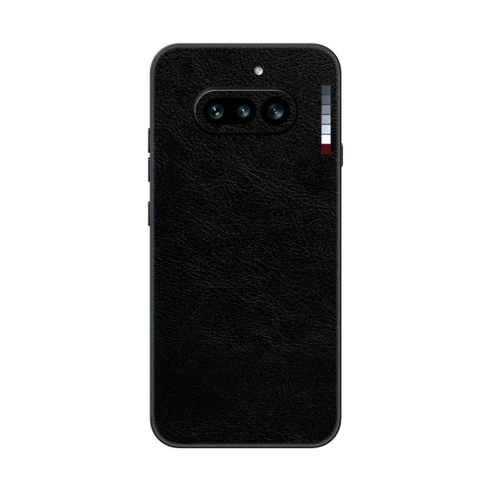 Flat Back / Obsidian Leather