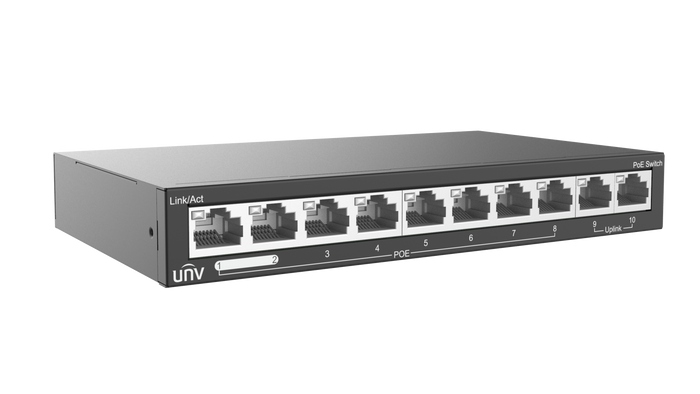 NSW2020-10T-POE-IN 10-Port Unmanaged PoE Switch