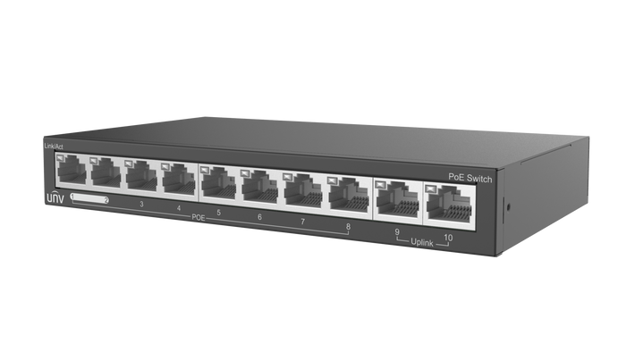 NSW2020-10T-POE-IN 10-Port Unmanaged PoE Switch
