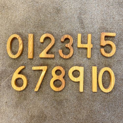 Numbers 0-10 Loose Parts Set by Naturally Inspired Play