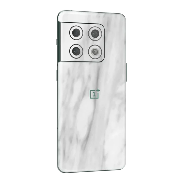 Flat Back / White Marble