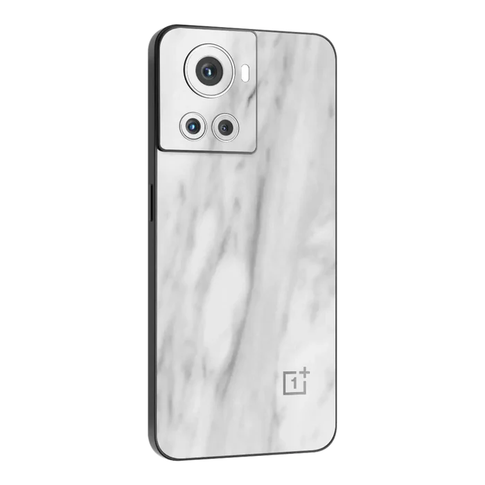 Flat Back / White Marble