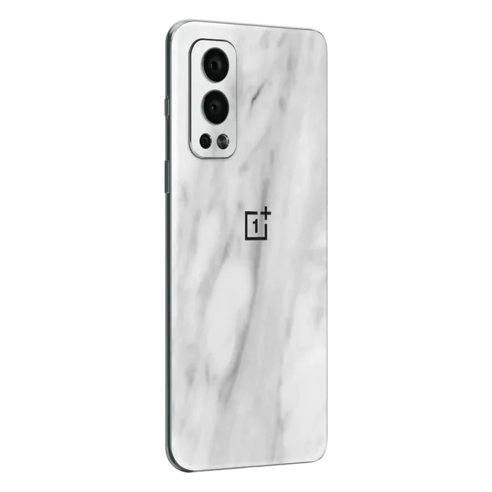 Flat Back / White Marble