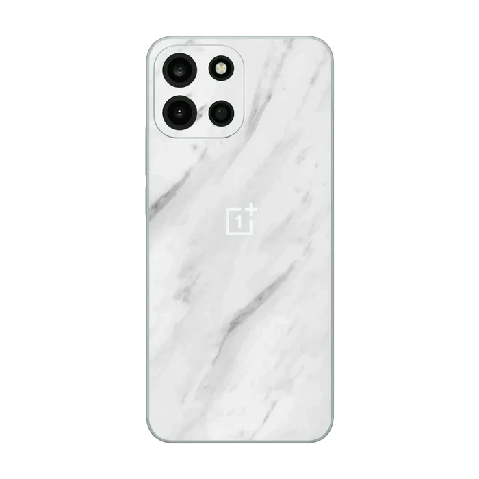 Flat Back / White Marble