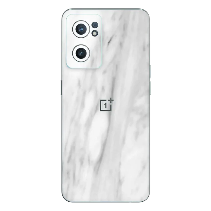 Flat Back / White Marble