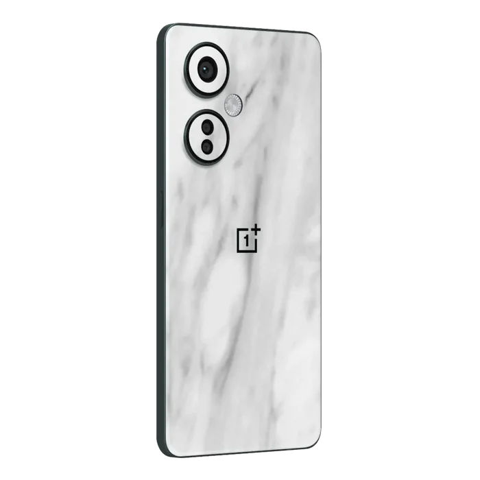 Flat Back / White Marble