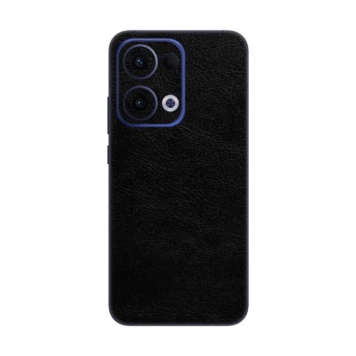 Flat Back / Obsidian Leather