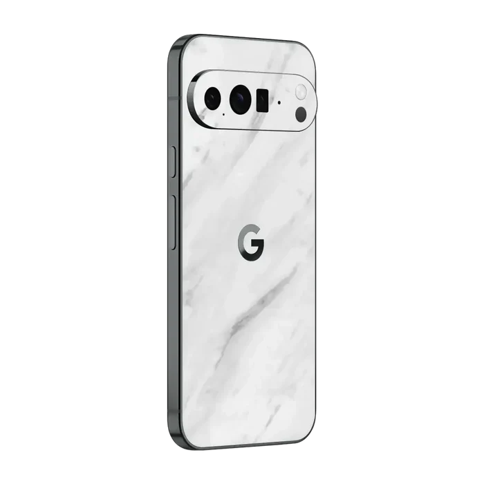 Flat Back / White Marble