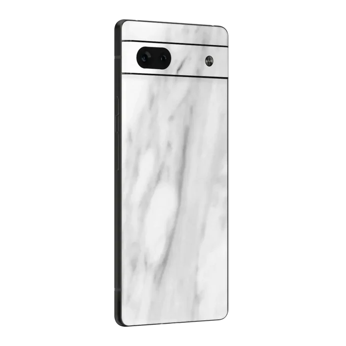 Flat Back / White Marble