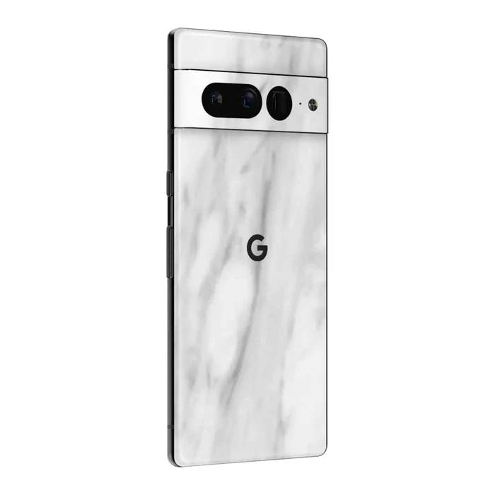 Flat Back / White Marble