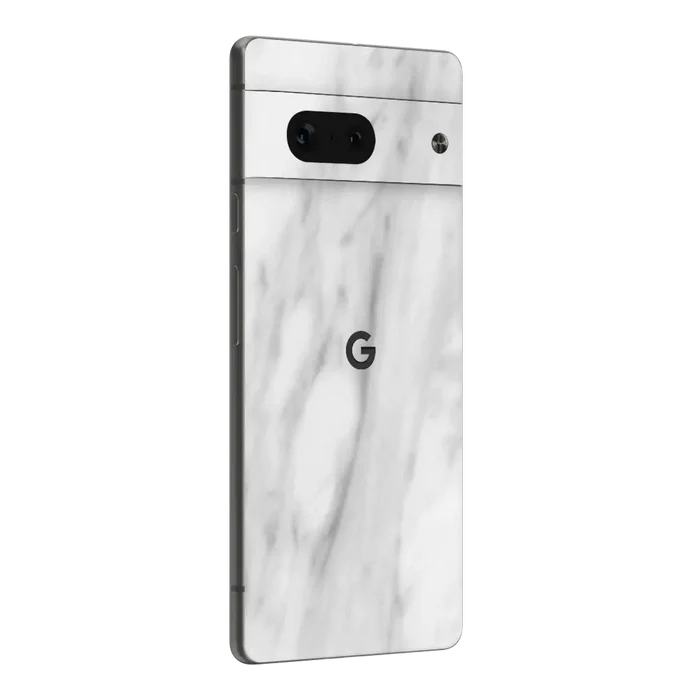 Flat Back / White Marble