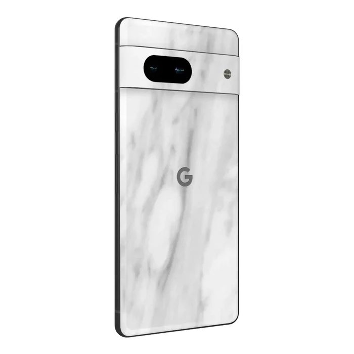 Flat Back / White Marble