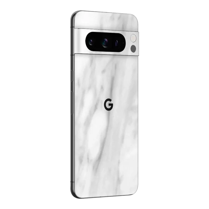 Flat Back / White Marble
