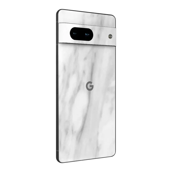 Flat Back / White Marble