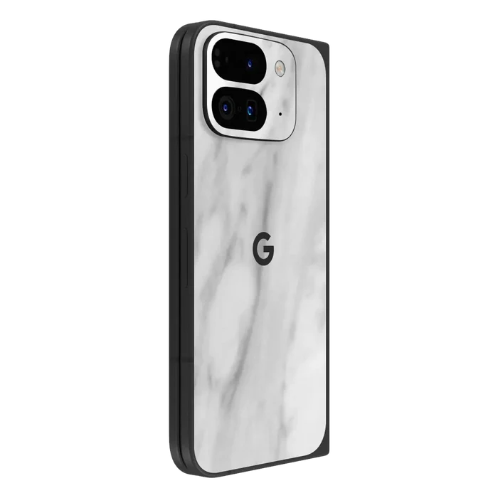 Flat Back / White Marble