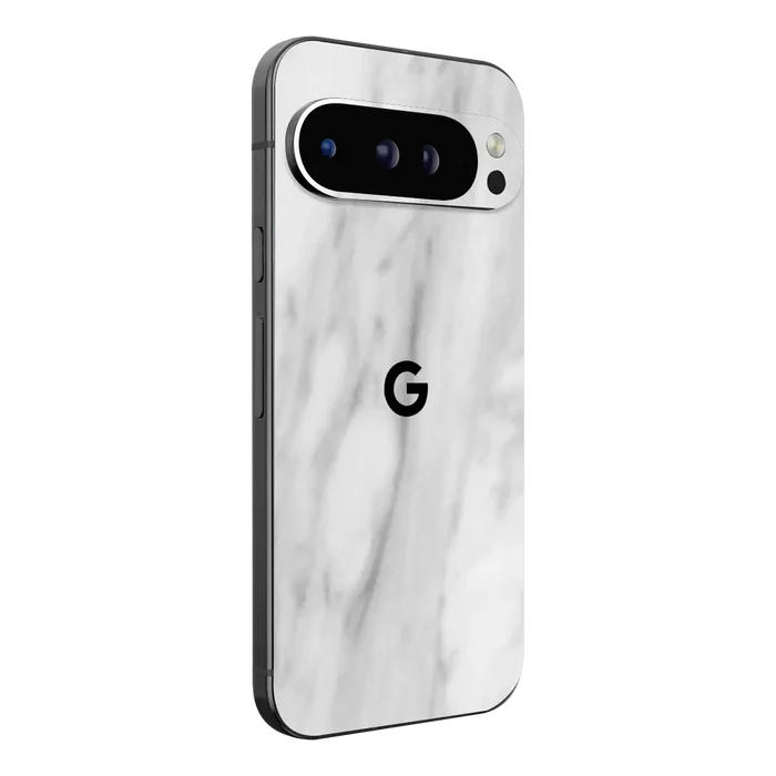 Flat Back / White Marble
