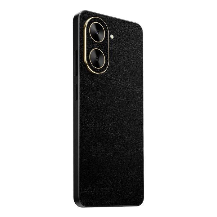 Flat Back / Obsidian Leather