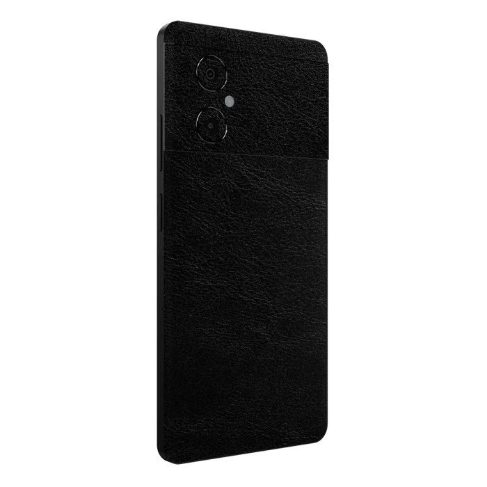Flat Back / Obsidian Leather