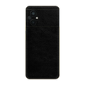 Flat Back / Obsidian Leather