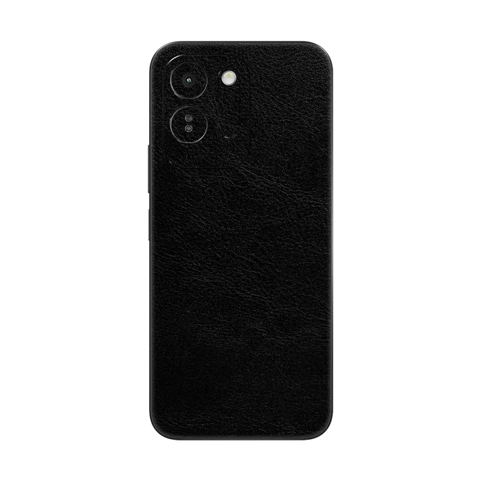 Flat Back / Obsidian Leather