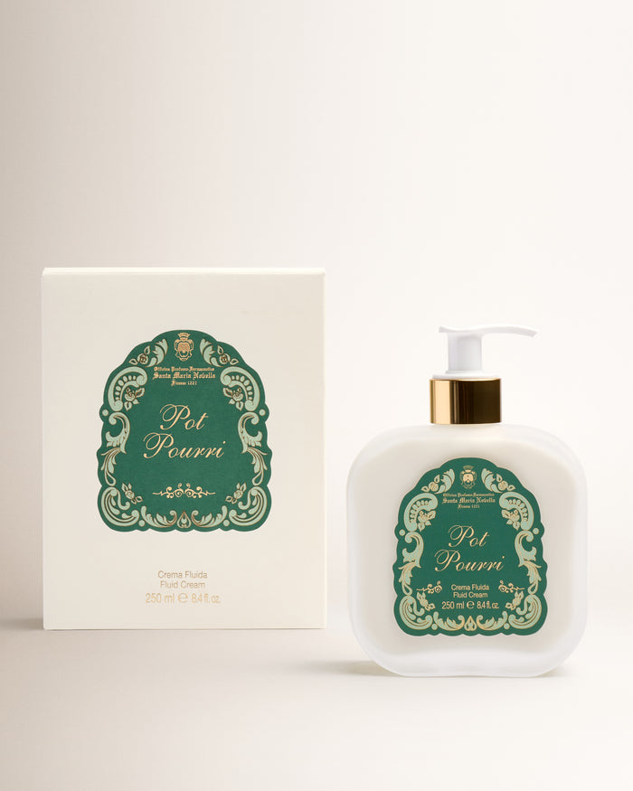 Pot Pourri Glass Fluid Body Cream